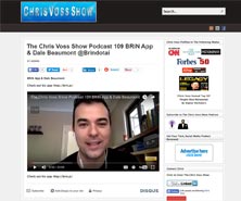 BRiN has been featured in Chris Voss Show
