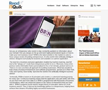 BRiN has been featured in Read IT Quik